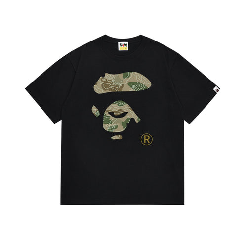 BAPE Camo Ape Face Graphic T-Shirt — front