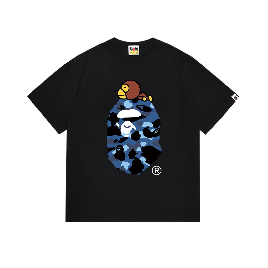 BAPE Large Front Graphic Short-Sleeve T-Shirt — front