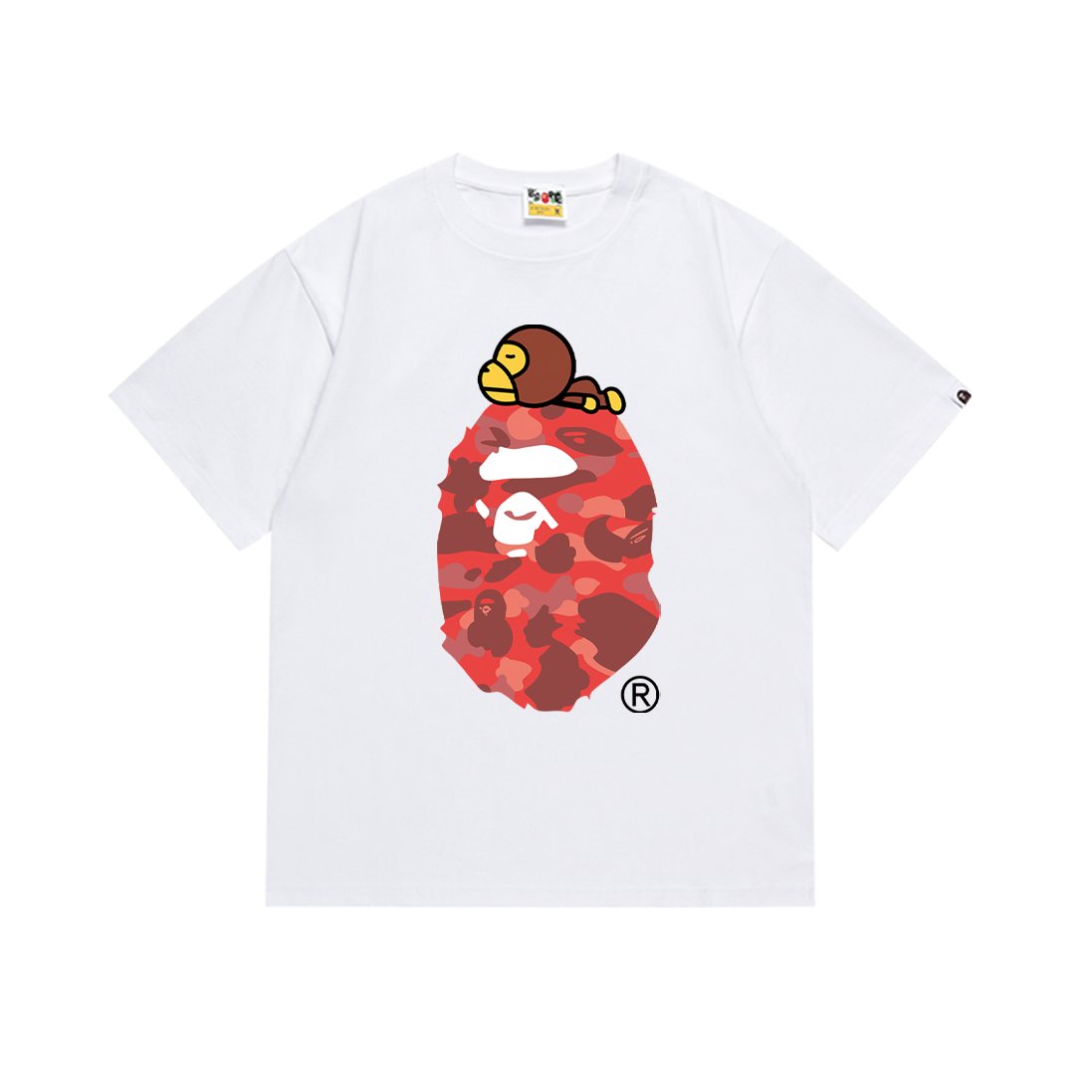 BAPE Large Front Graphic Short-Sleeve T-Shirt — front