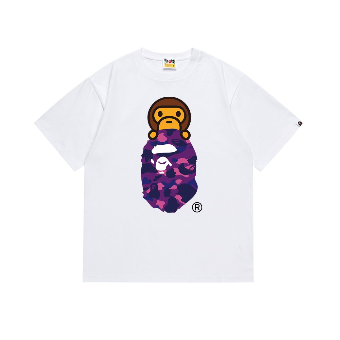 BAPE Camo Ape-Head Graphic T-Shirt — front