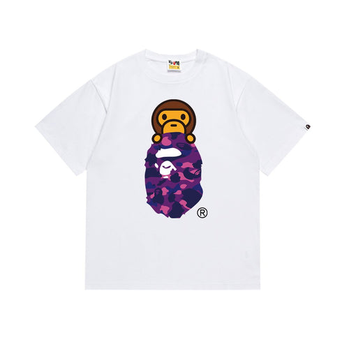 BAPE Camo Ape-Head Graphic T-Shirt — front