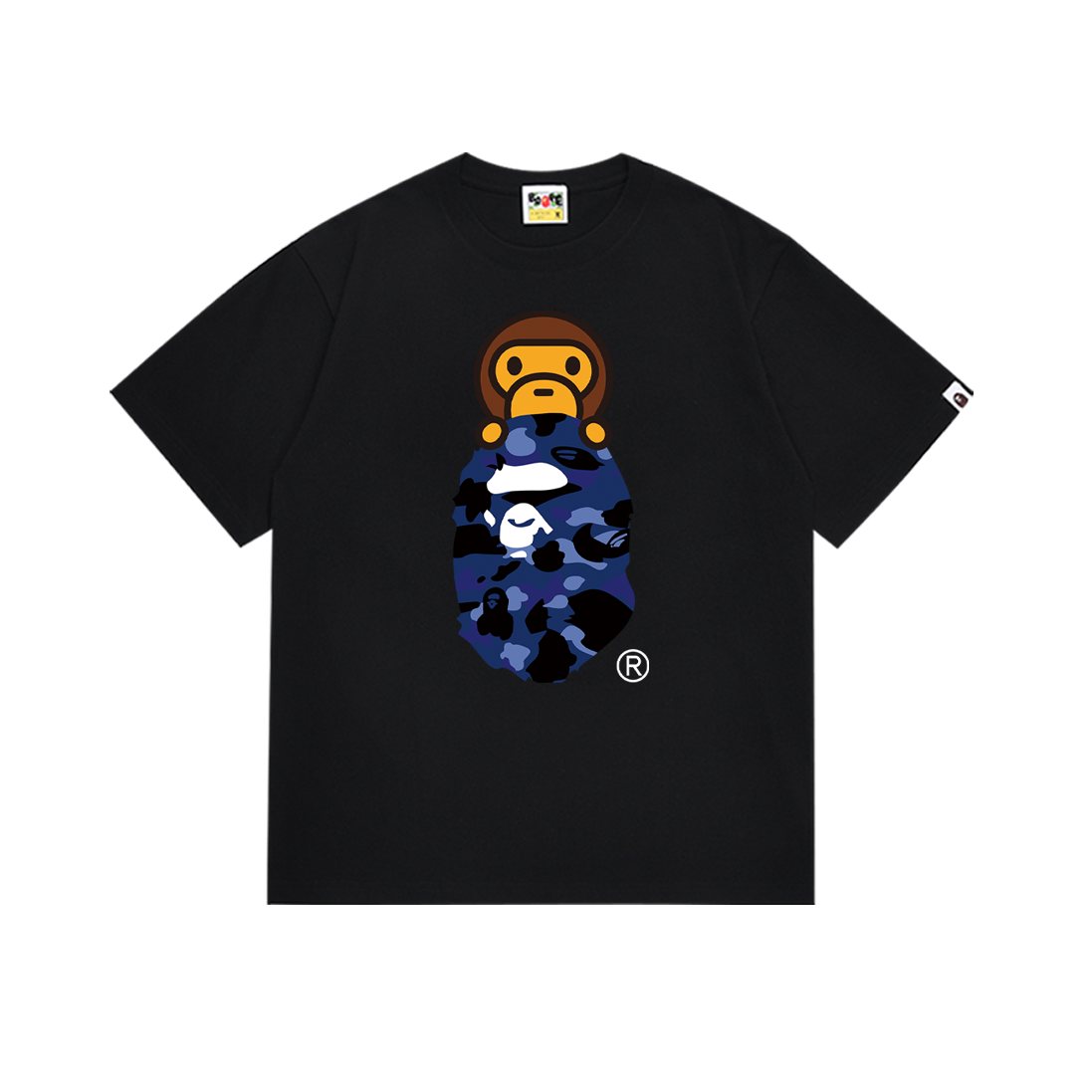 BAPE Camo Ape-Head Graphic T-Shirt — front