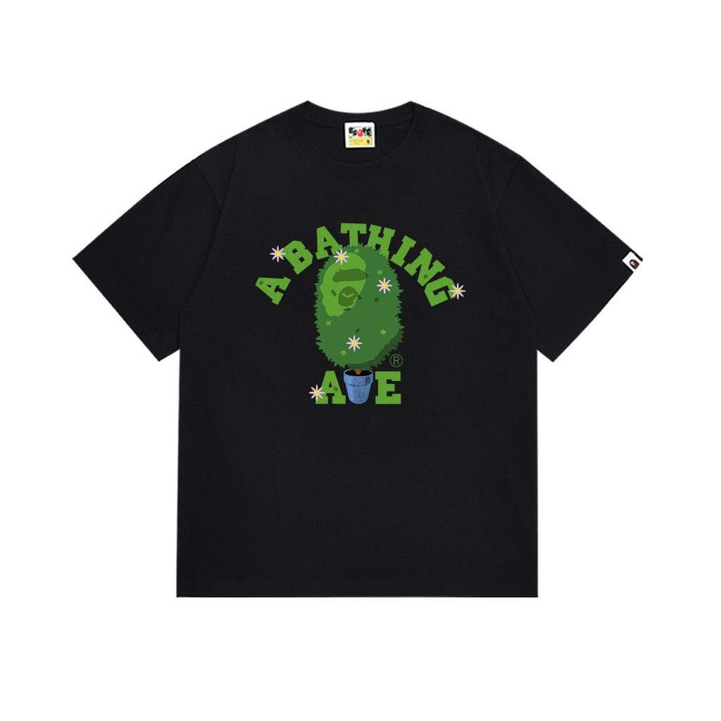 BAPE Green Camo Face Graphic T-Shirt — hero
