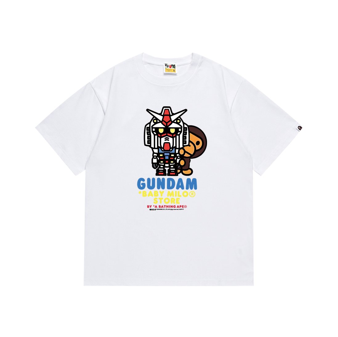 BAPE Gundam Baby Milo Graphic T-Shirt — hero