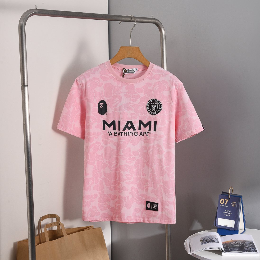 BAPE Miami 93 Camo Graphic T-Shirt — front