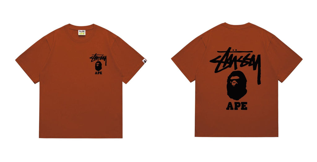 BAPE Stussy Graphic Short-Sleeve T-Shirt — hero