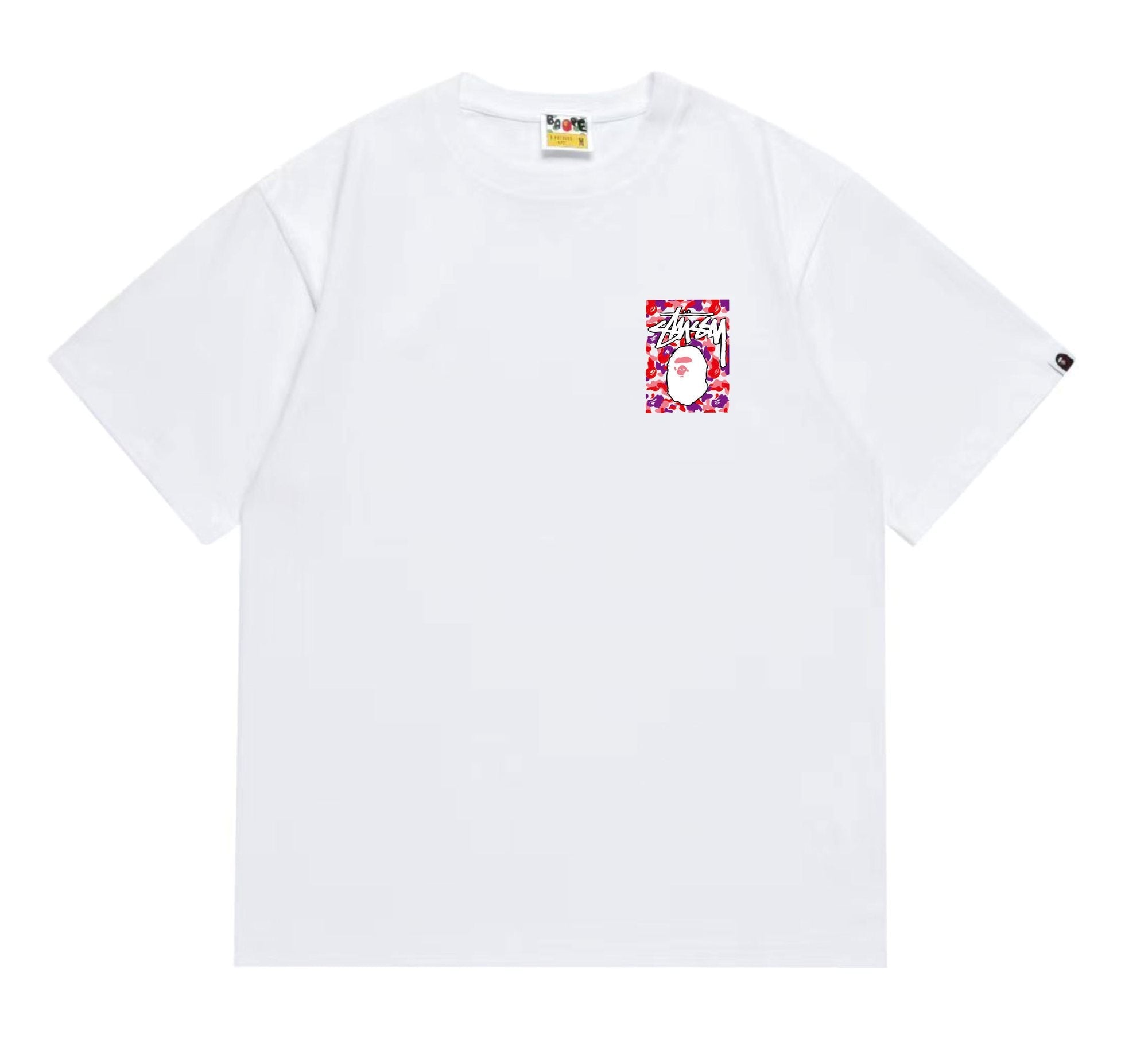 BAPE Warm Camo Ape Graphic Short-Sleeve T-Shirt — hero