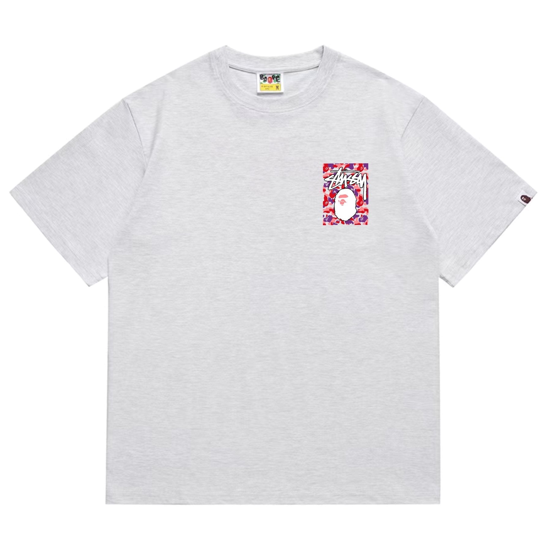 BAPE Warm Camo Ape Graphic Short-Sleeve T-Shirt — front