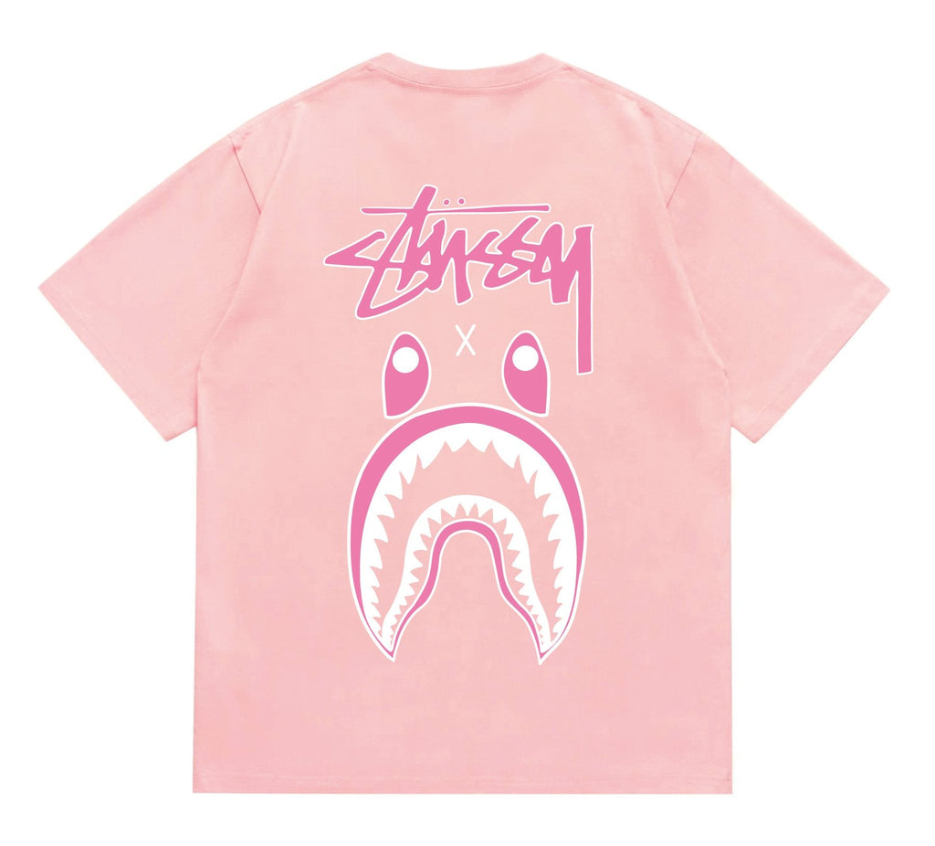 BAPE Tonal Shark Wordmark Graphic T-Shirt — back