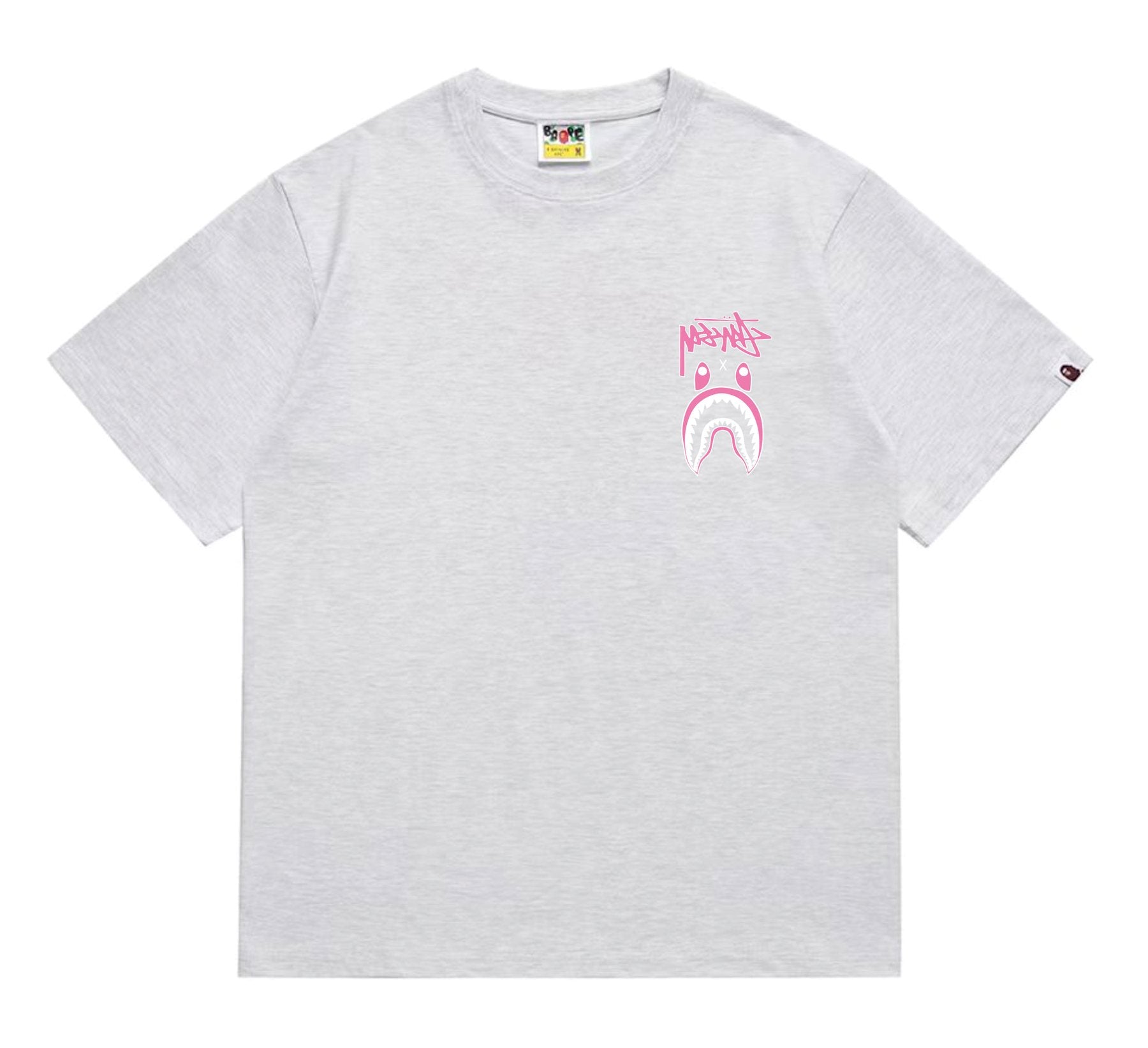 BAPE Tonal Shark Wordmark Graphic T-Shirt — front