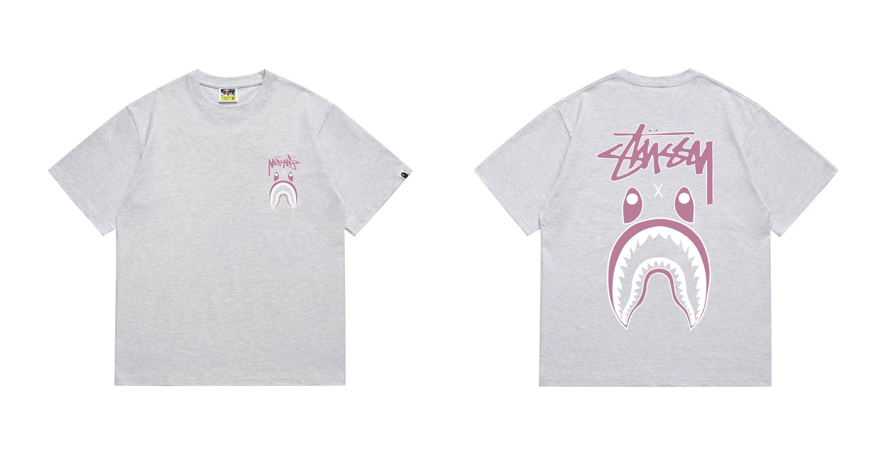 BAPE Tonal Shark Wordmark Graphic T-Shirt — comparison