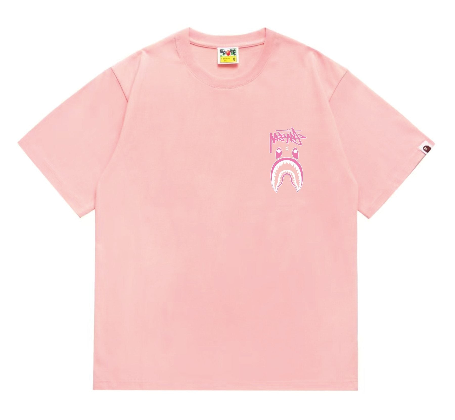 BAPE Tonal Shark Wordmark Graphic T-Shirt — front