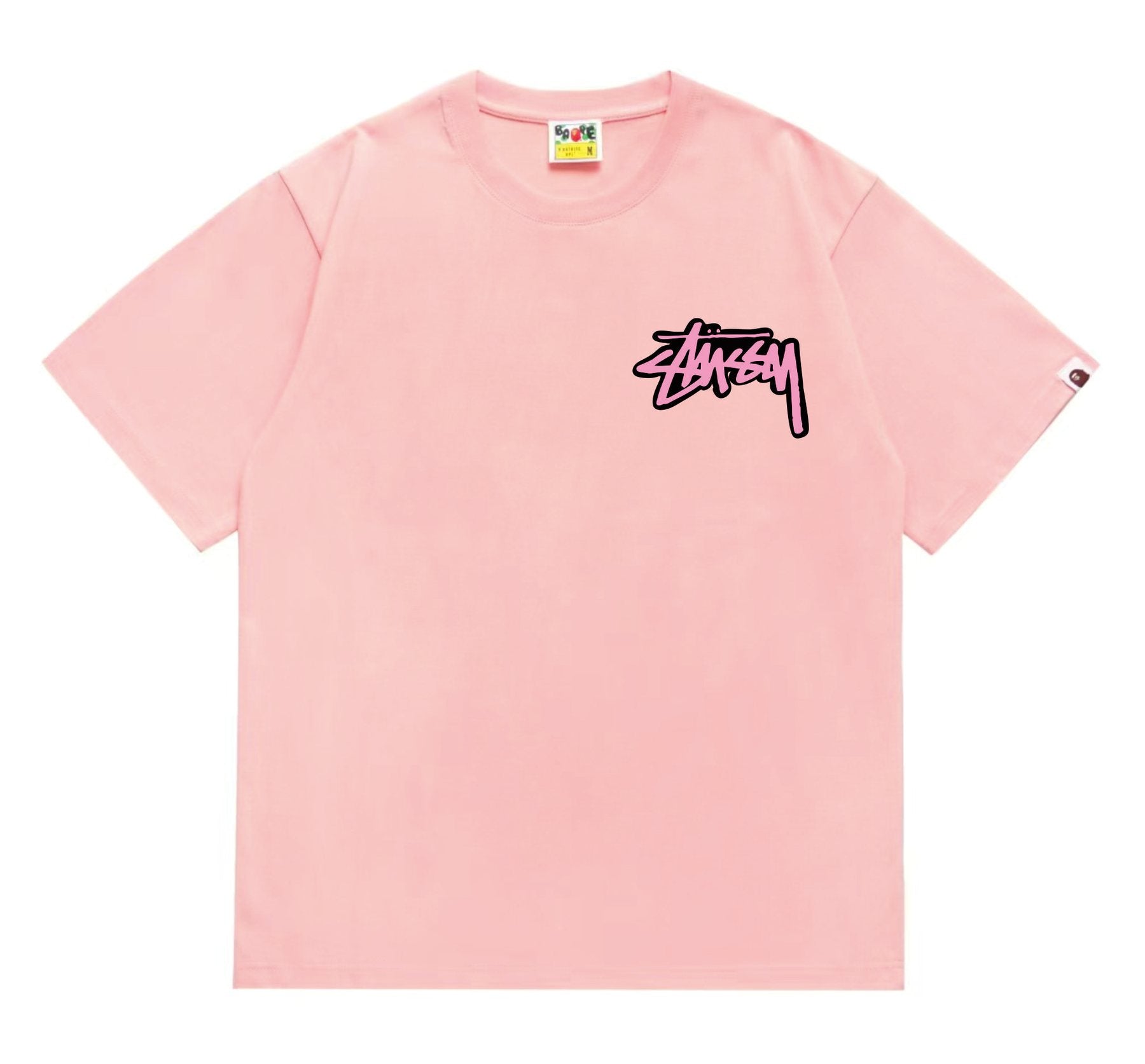 BAPE Dark-Face Graffiti Graphic T-Shirt — front