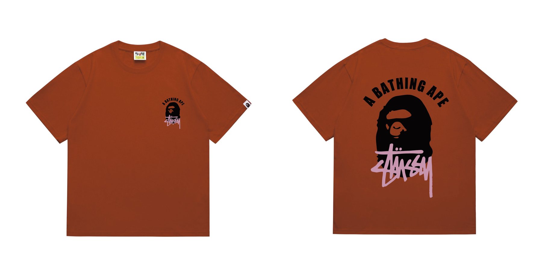BAPE Black Ape Back Graphic T-Shirt — comparison