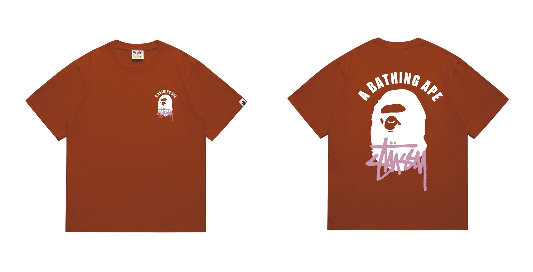 BAPE White Ape Back Graphic T-Shirt — comparison