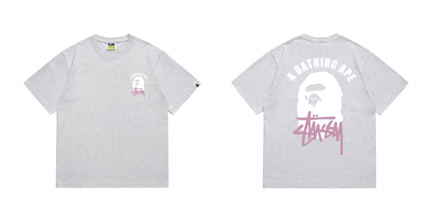 BAPE White Ape Back Graphic T-Shirt — comparison