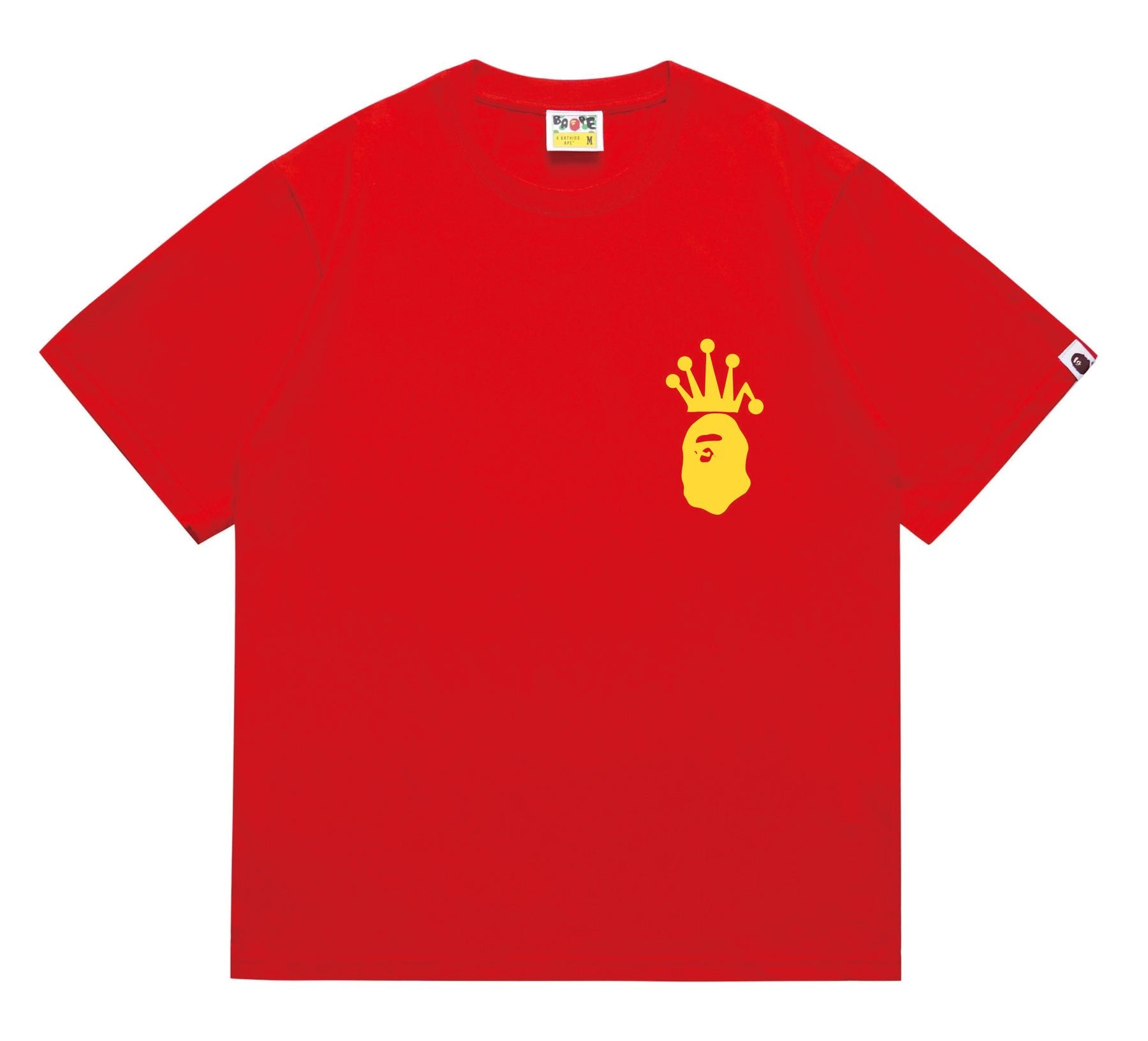BAPE Crowned Ape Back Graphic Short-Sleeve T-Shirt — front