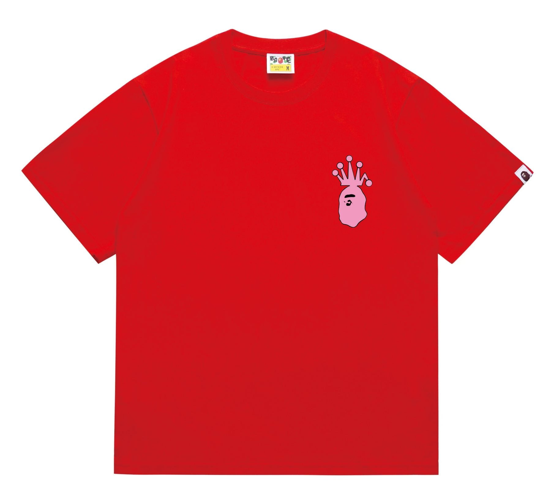 BAPE Crown-Face Graffiti Graphic T-Shirt — front