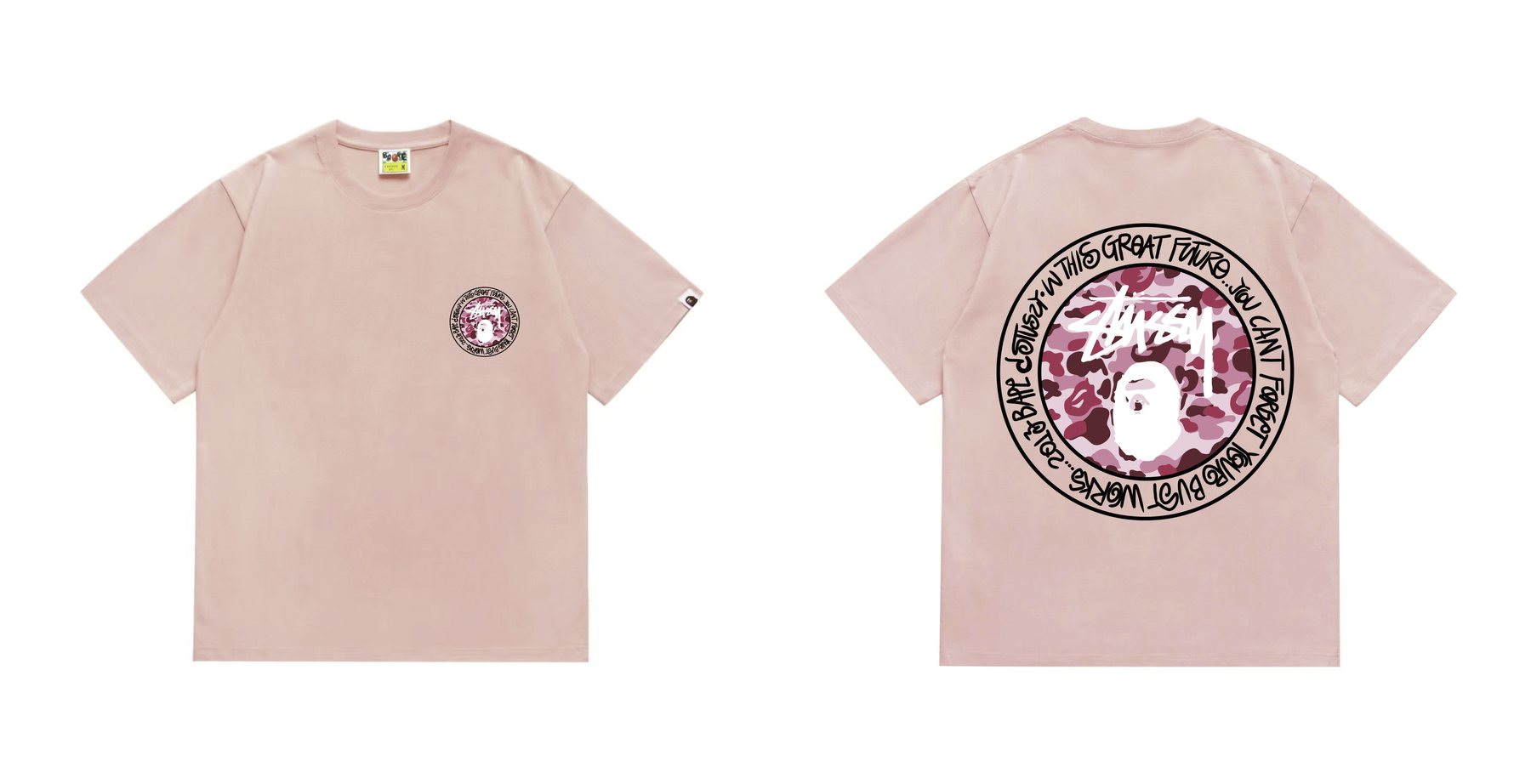 BAPE Circular Back Graphic T-Shirt — front
