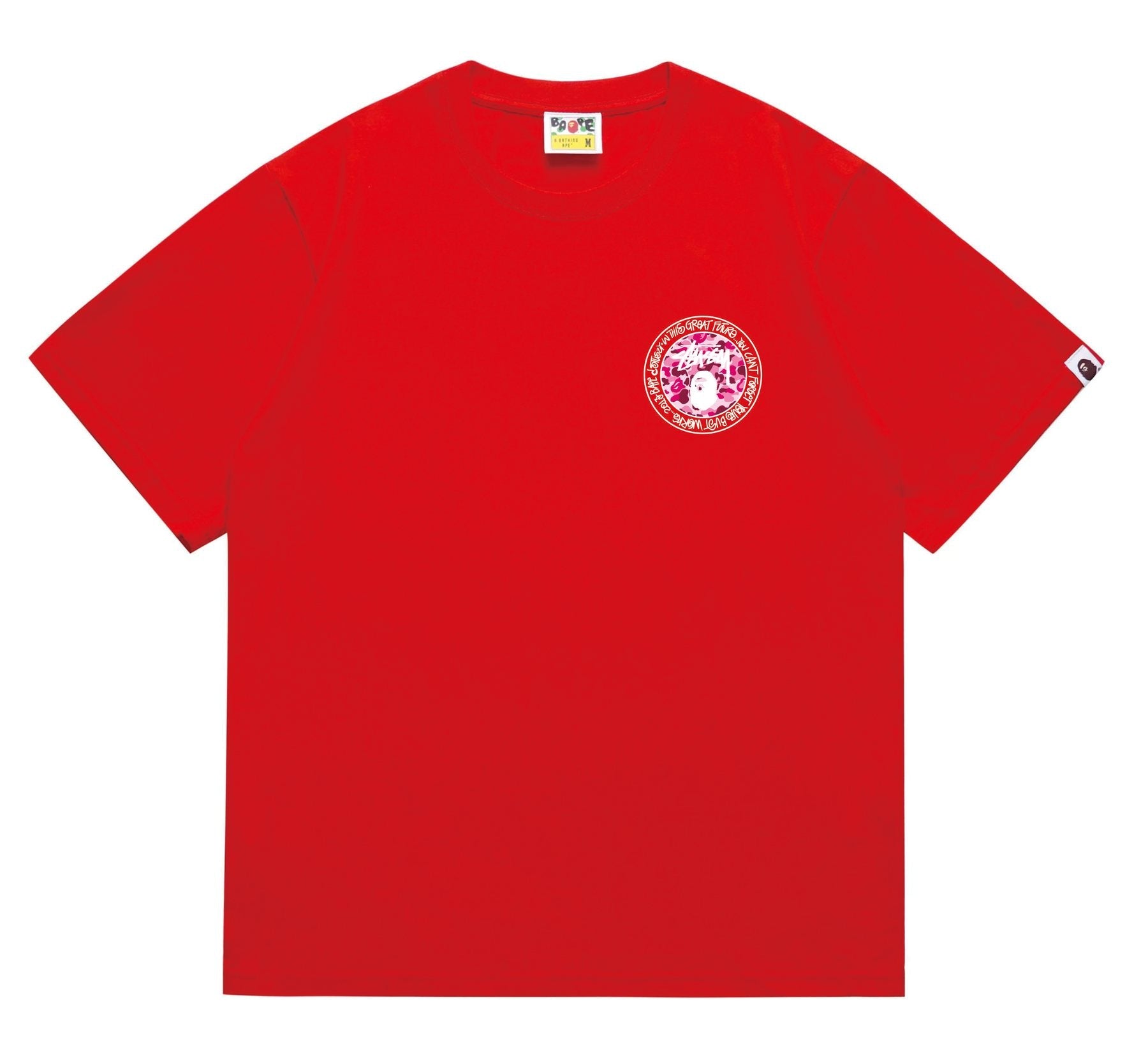 BAPE Light Circular Graphic Short-Sleeve T-Shirt — front