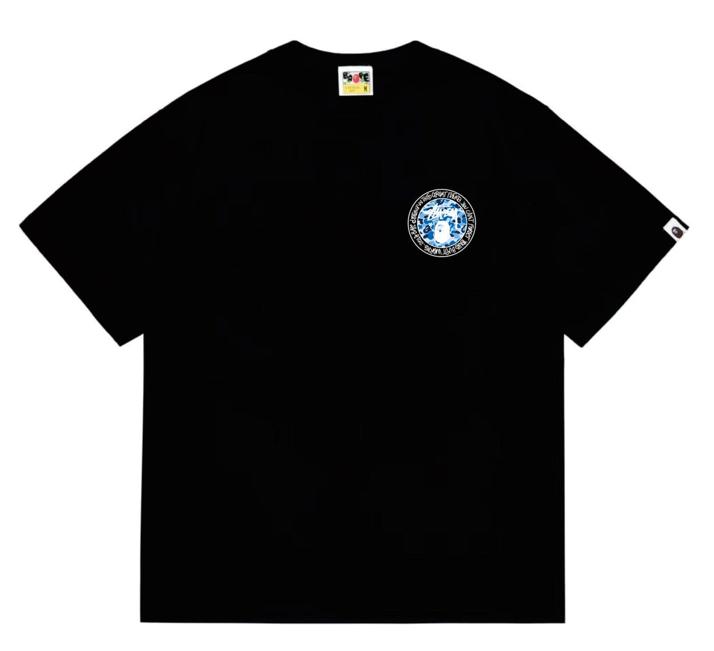 BAPE White-Ring Camo Back Graphic T-Shirt — front