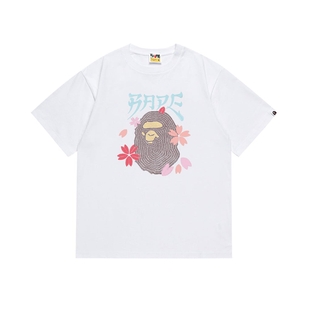 BAPE Floral Ape Graphic Short-Sleeve T-Shirt — front