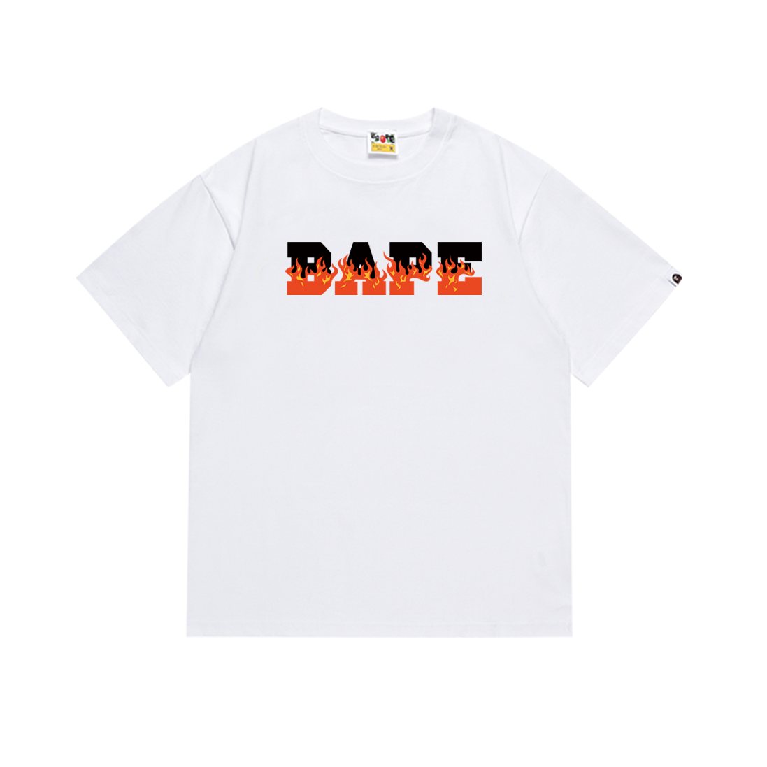 BAPE Orange Camo Graphic T-Shirt — front