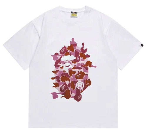 BAPE Camouflage Ape Face Graphic T-Shirt — hero