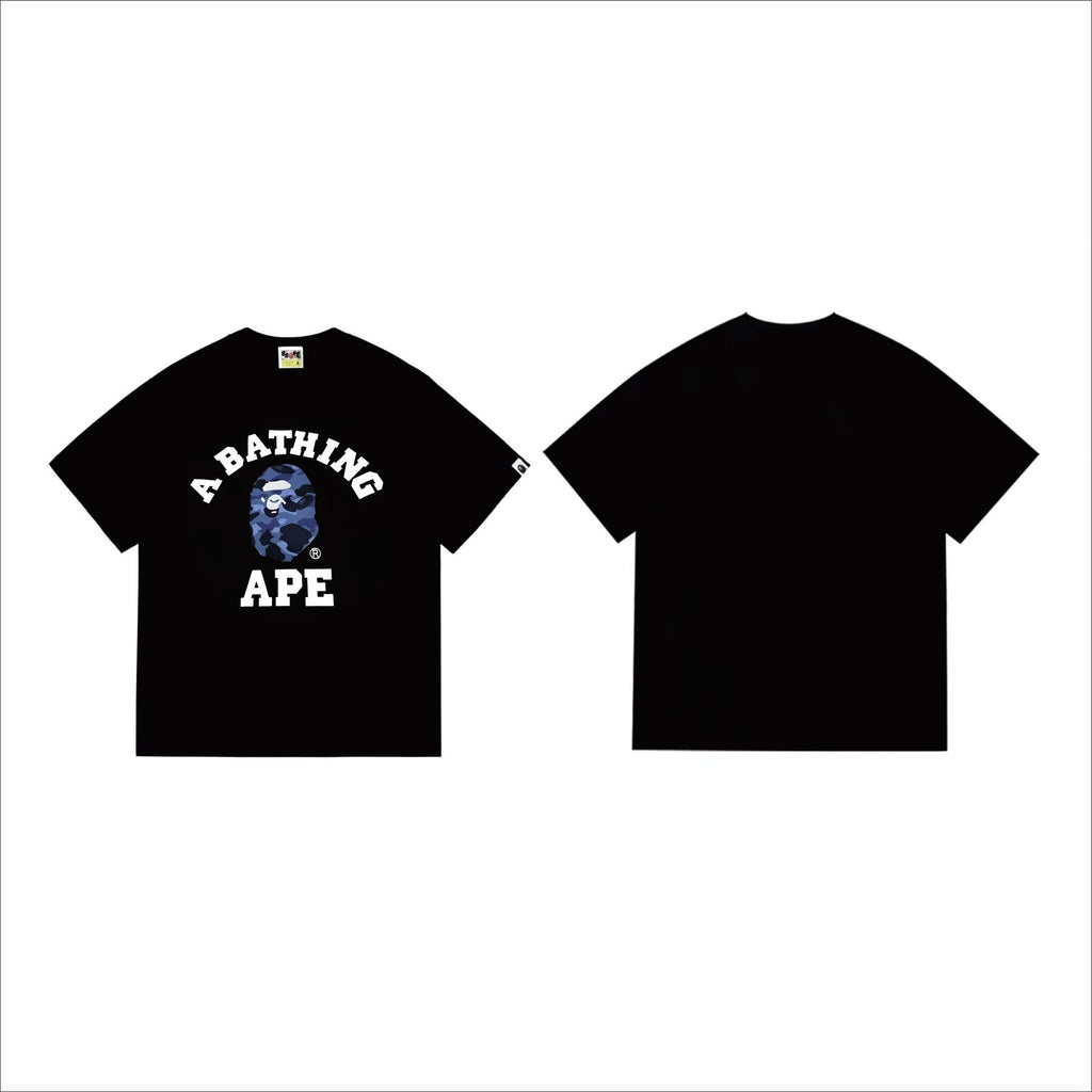 BAPE Blue Camo Ape Head Graphic T-Shirt — comparison