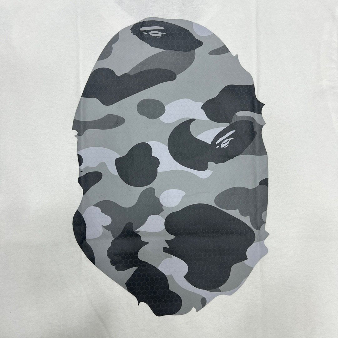 BAPE Grey Camo Ape Head Graphic T-Shirt — detail