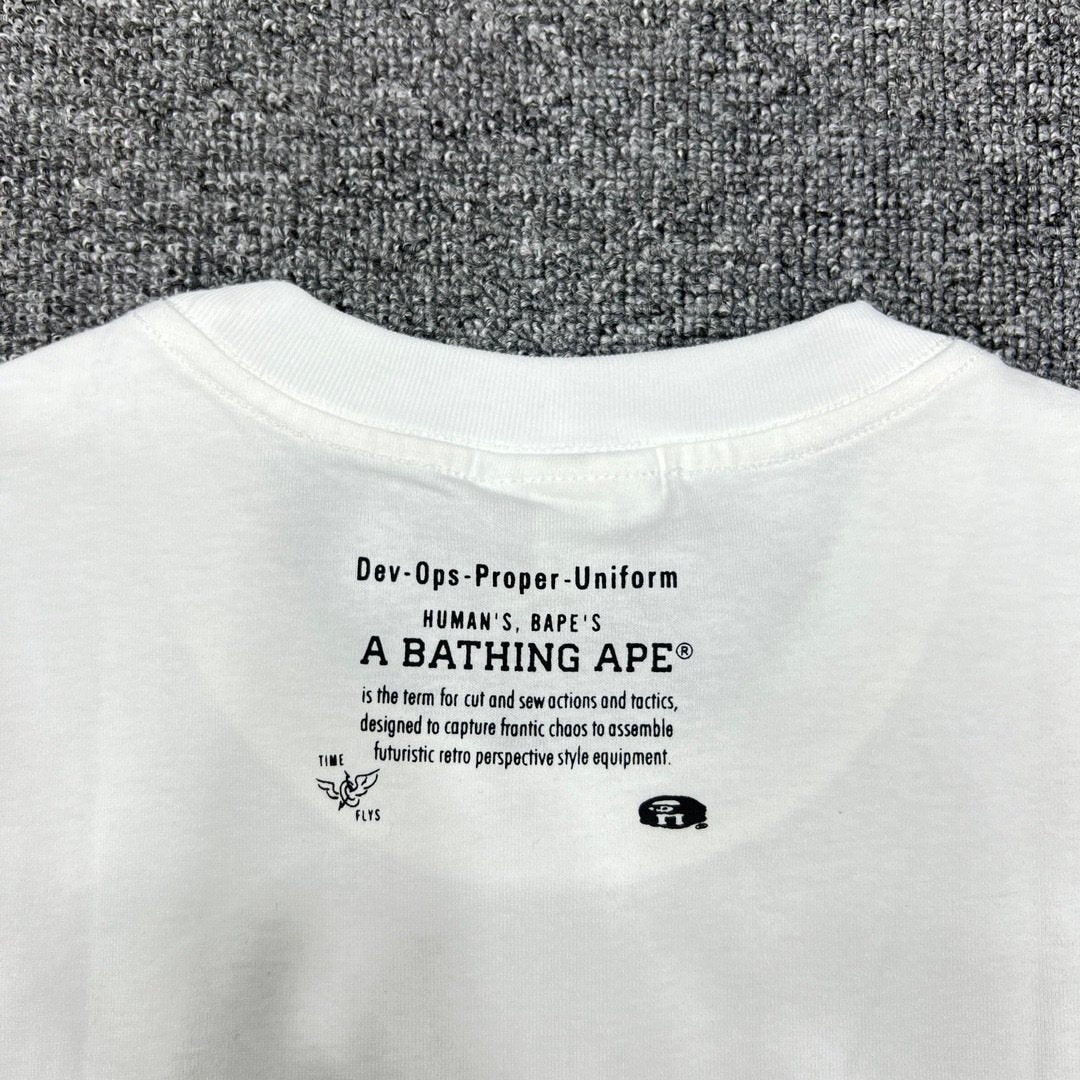 BAPE Front-and-Back Graphic Short-Sleeve T-Shirt — detail