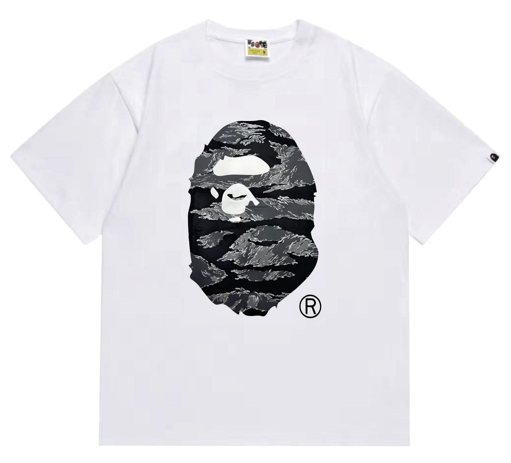 BAPE Front-and-Back Graphic Short-Sleeve T-Shirt — front