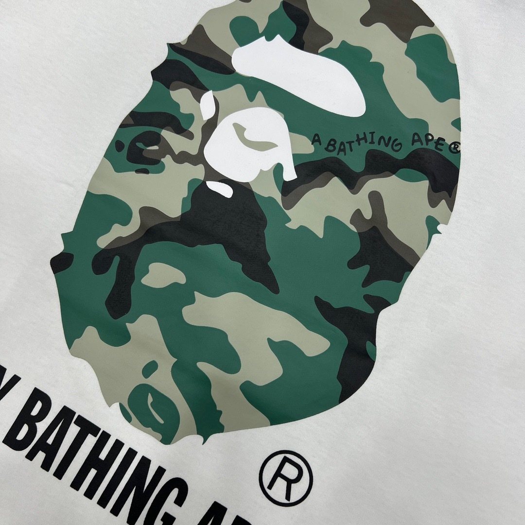 BAPE Camo Ape Head Graphic T-Shirt — detail