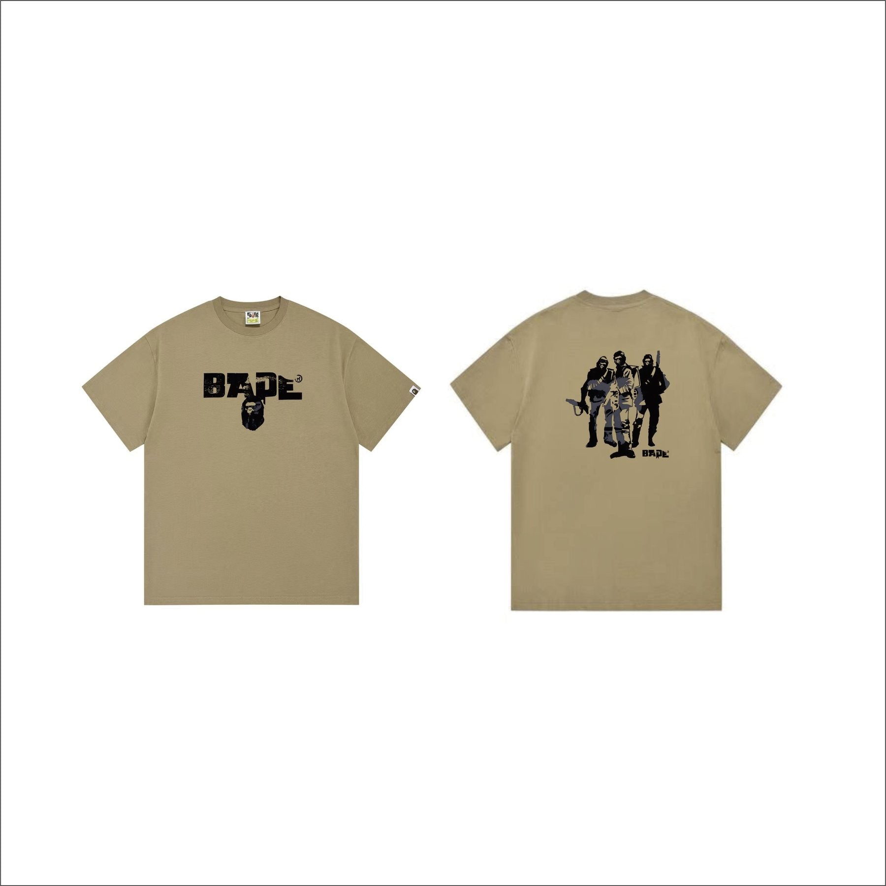 BAPE Front & Back Graphic T-Shirt — comparison