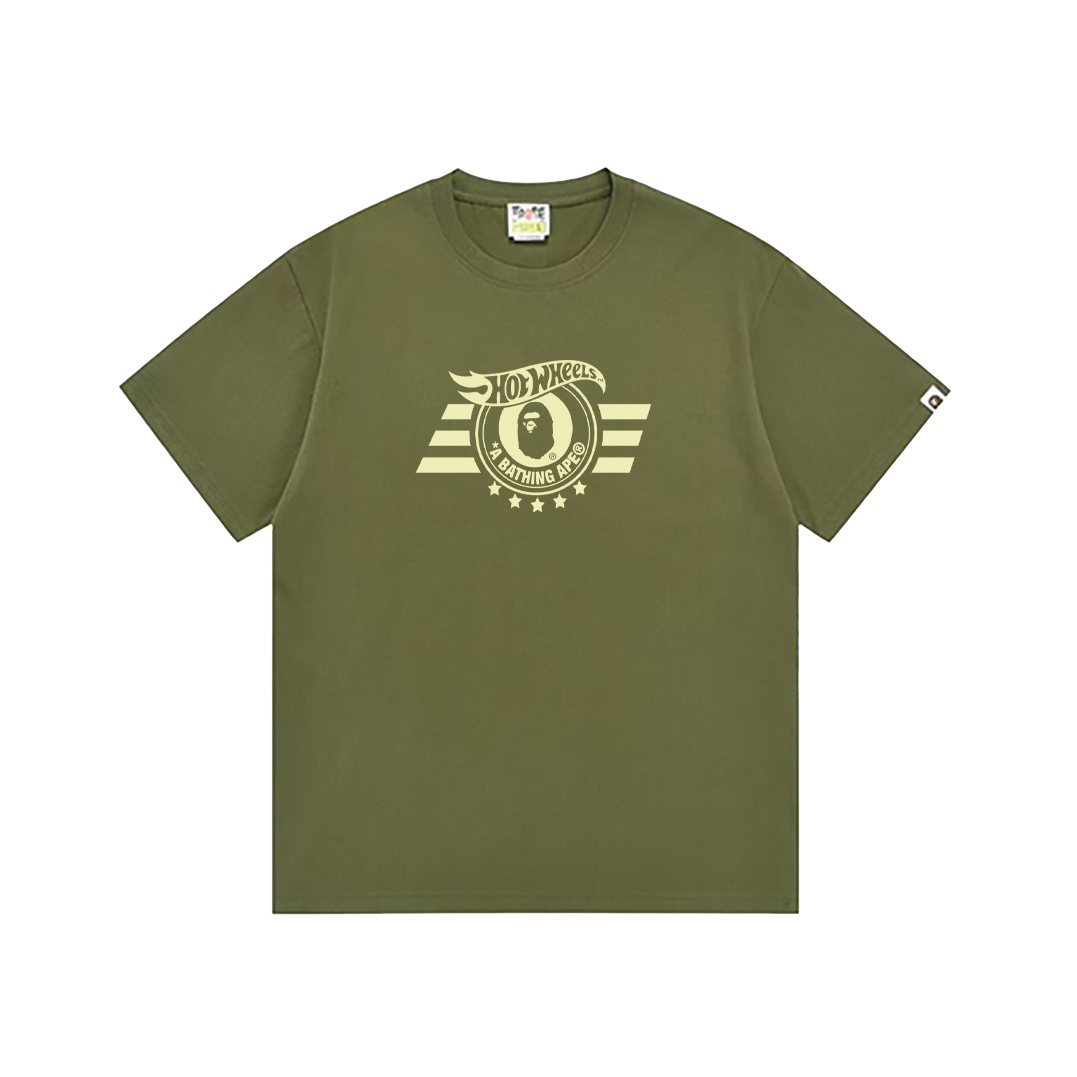 BAPE Hot Wheels Graphic Short-Sleeve T-Shirt — front