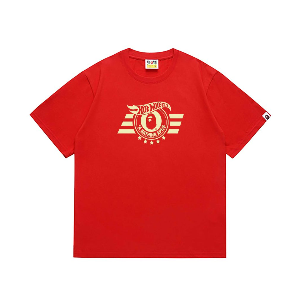 BAPE Hot Wheels Graphic Short-Sleeve T-Shirt — front
