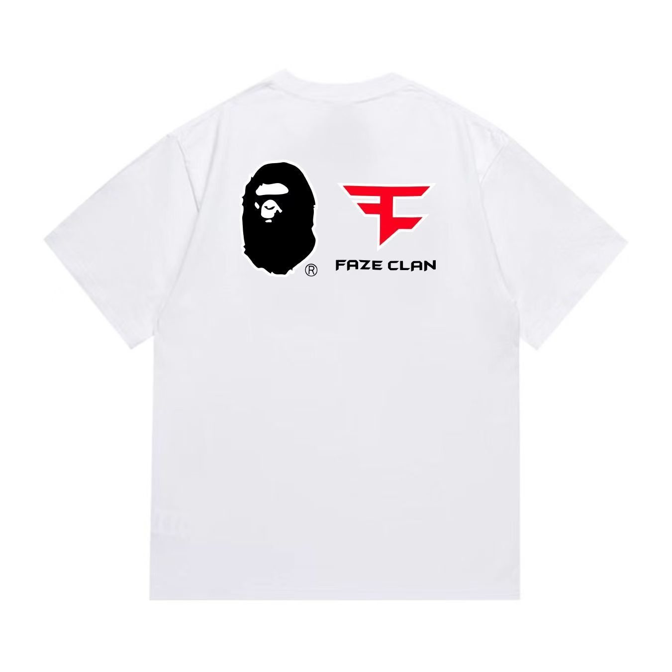 BAPE FaZe Clan Ape Head Graphic T-Shirt — back