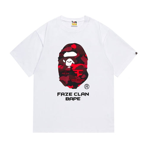 BAPE FaZe Clan Ape Head Graphic T-Shirt — front