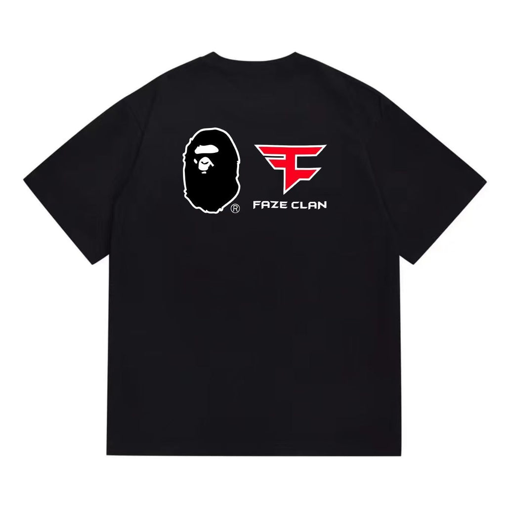 BAPE FaZe Clan Ape Head Graphic T-Shirt — back