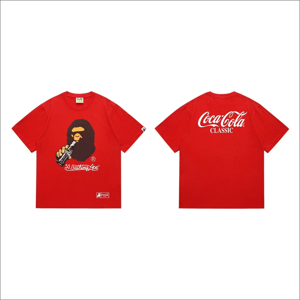 BAPE Coca-Cola Classic Ape Bottle Graphic T-Shirt — hero