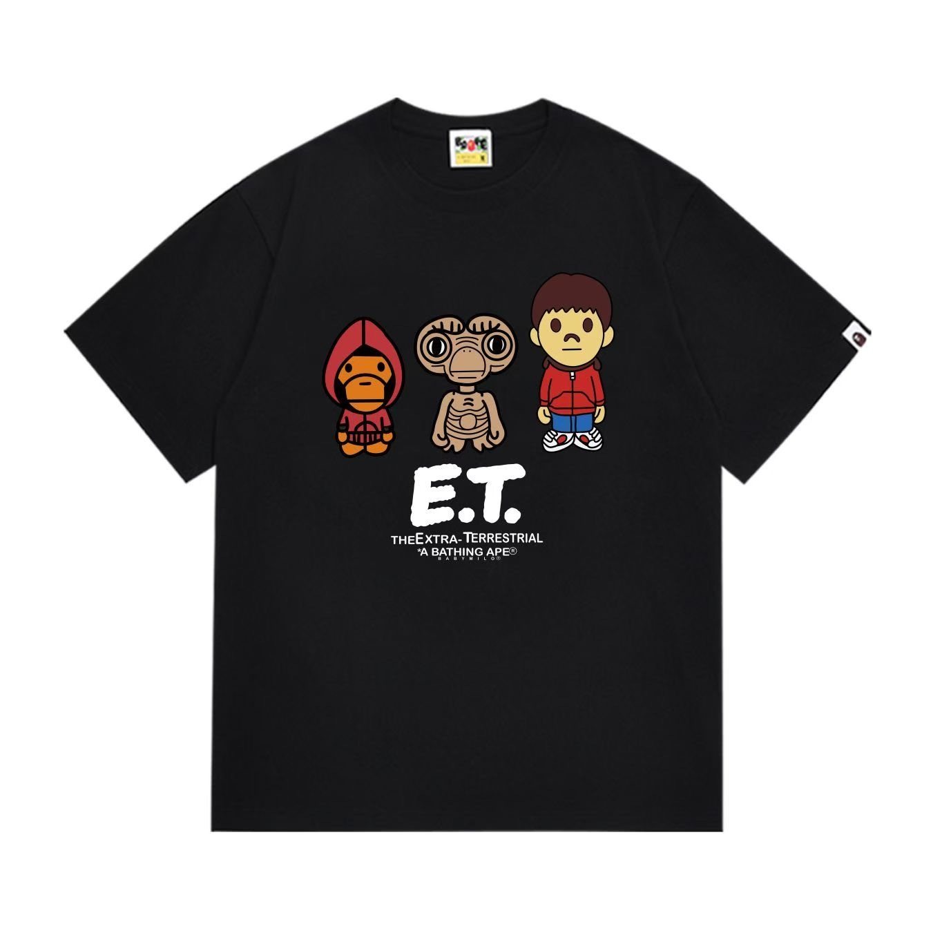 BAPE E.T. Character Graphic Short-Sleeve T-Shirt — front