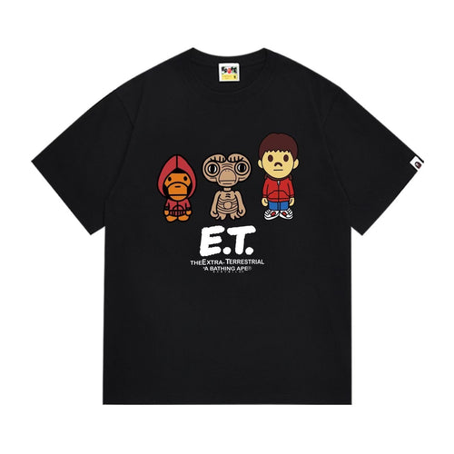 BAPE E.T. Character Graphic Short-Sleeve T-Shirt — front