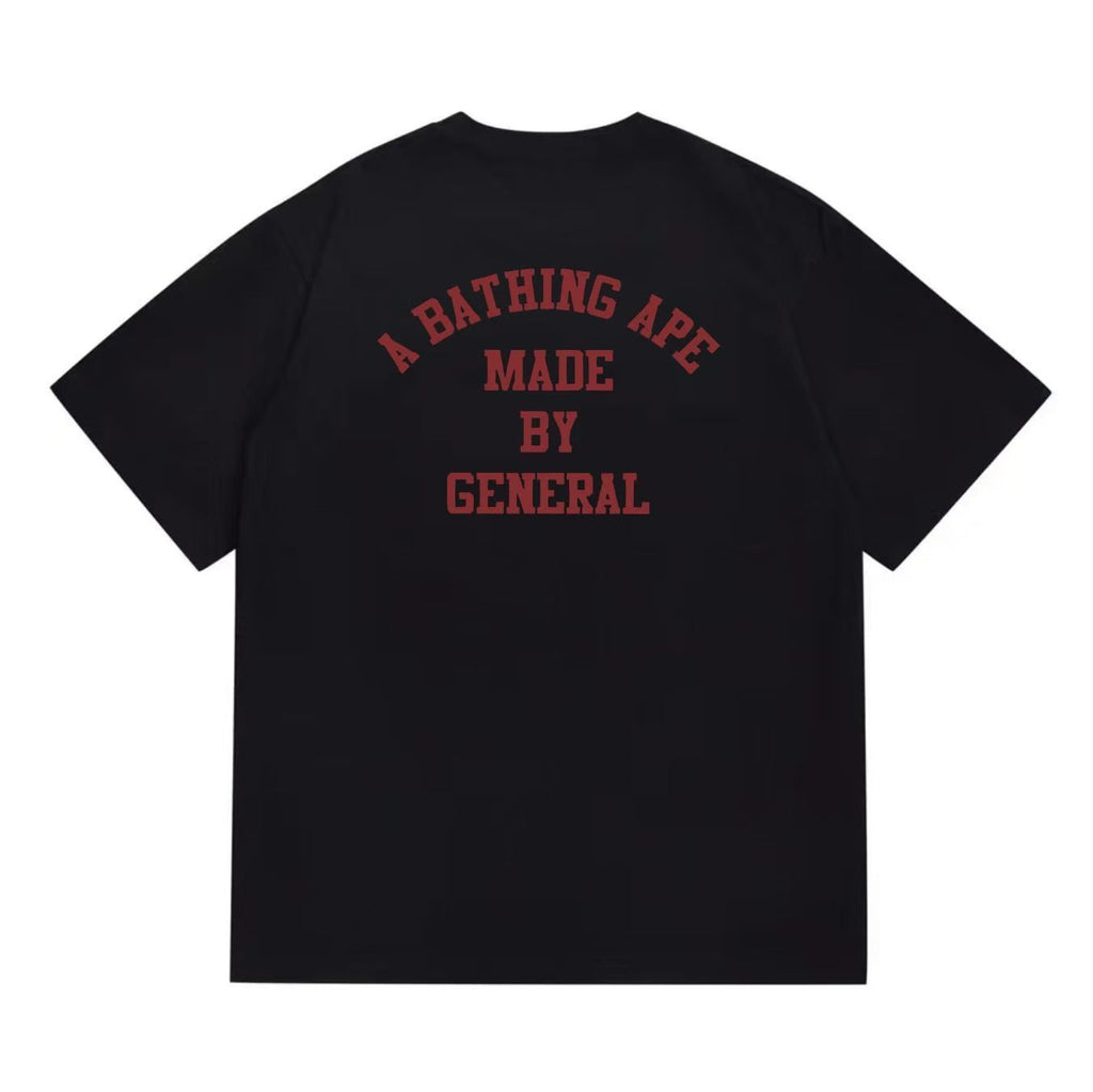 BAPE Red Chest & Back Graphic Short-Sleeve T-Shirt — back