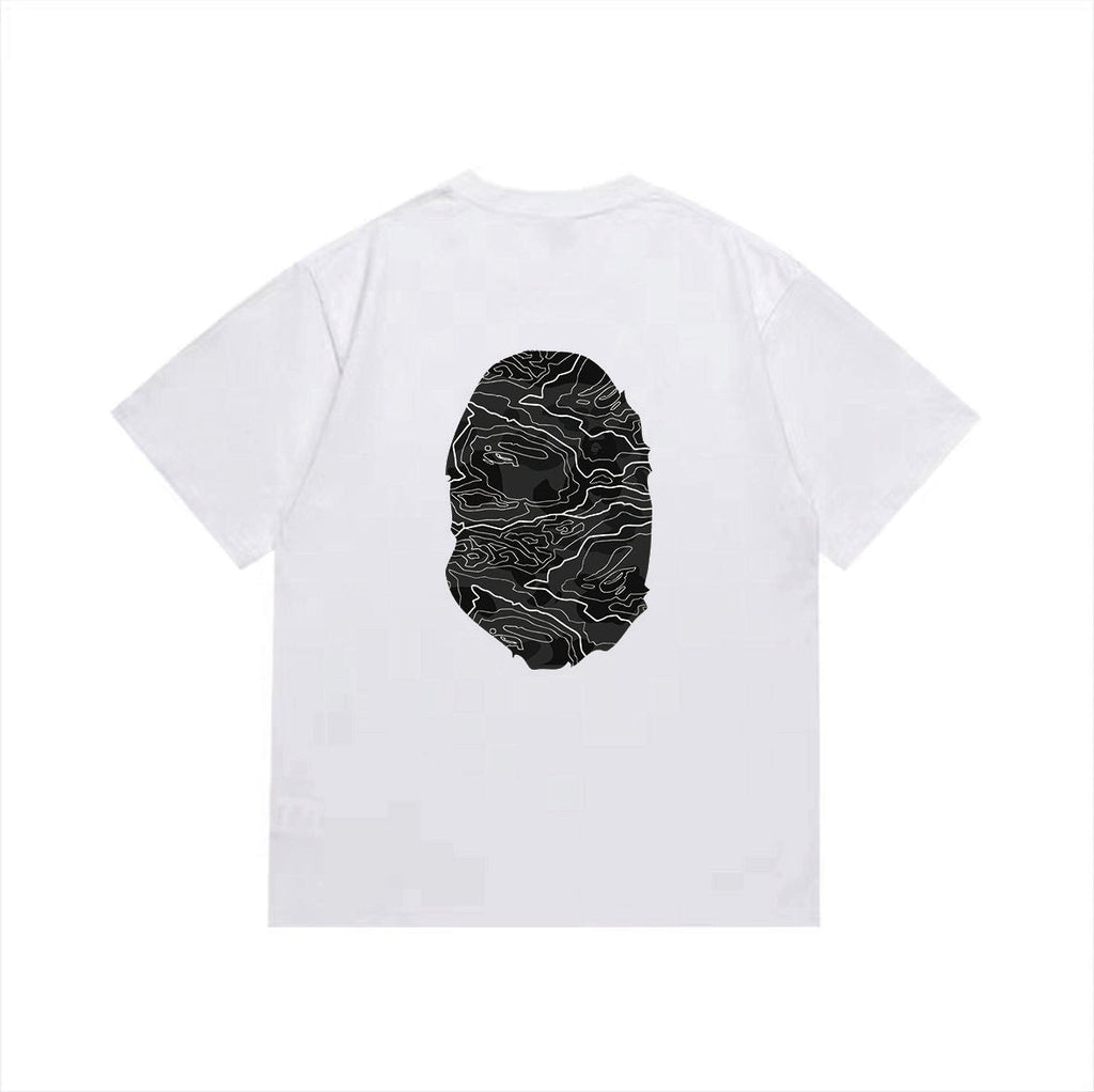 BAPE Oval Front and Back Graphic Short-Sleeve T-Shirt — back