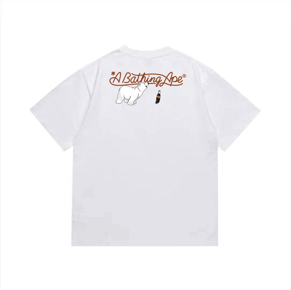 BAPE Polar Bear Coca-Cola Graphic T-Shirt — back