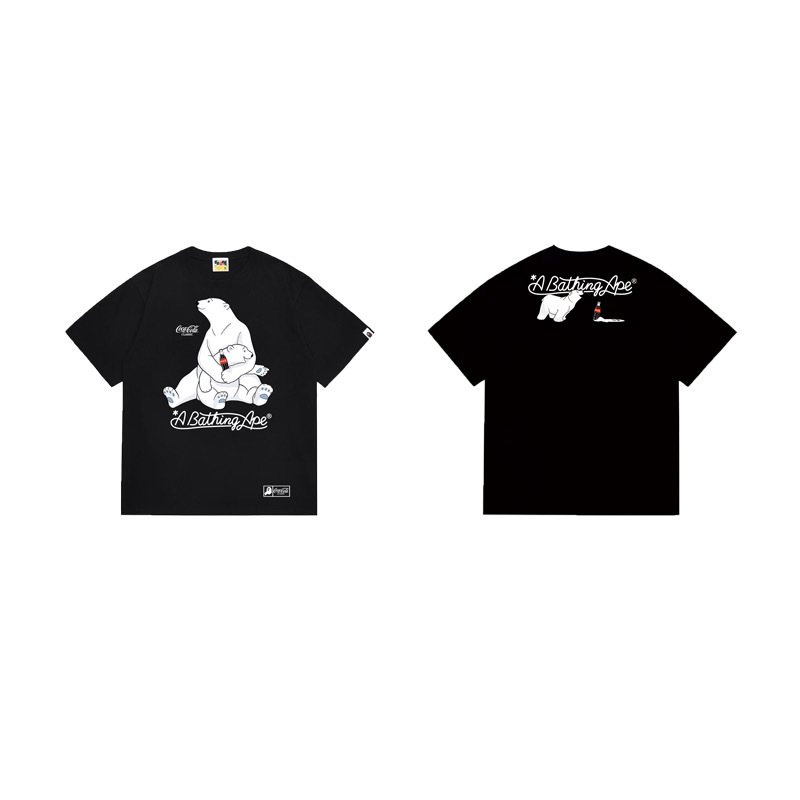 BAPE Front & Back Graphic Short-Sleeve T-Shirt — front