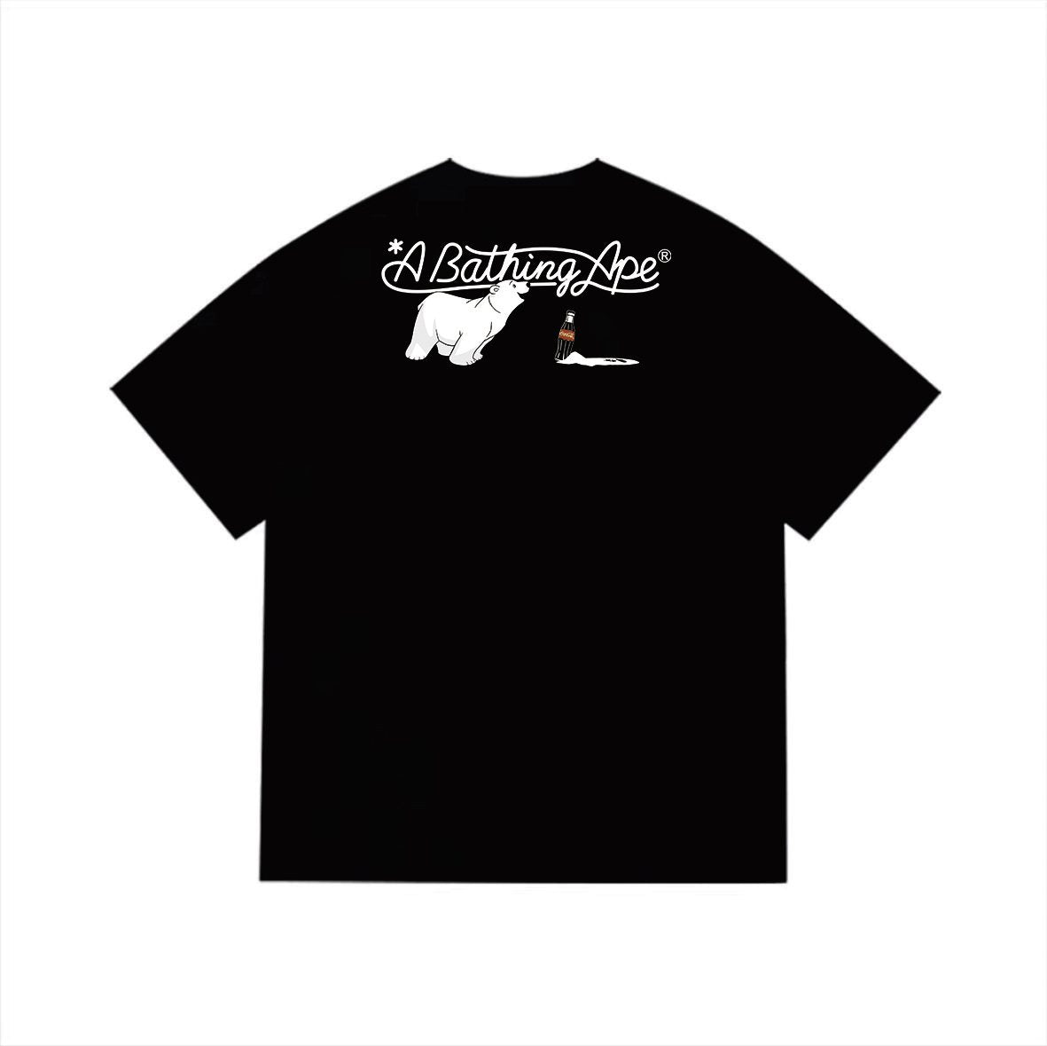 BAPE Polar Bear Coca-Cola Graphic T-Shirt — back