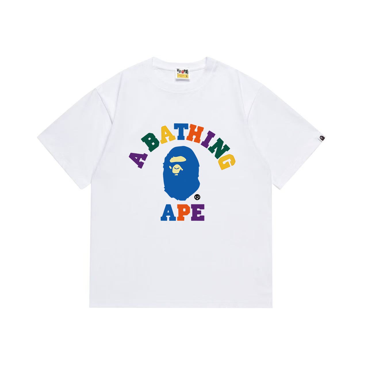 BAPE Multicolor Front Graphic Short-Sleeve T-Shirt — hero
