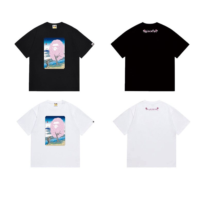BAPE Cherry Blossom Graphic T-Shirt — comparison