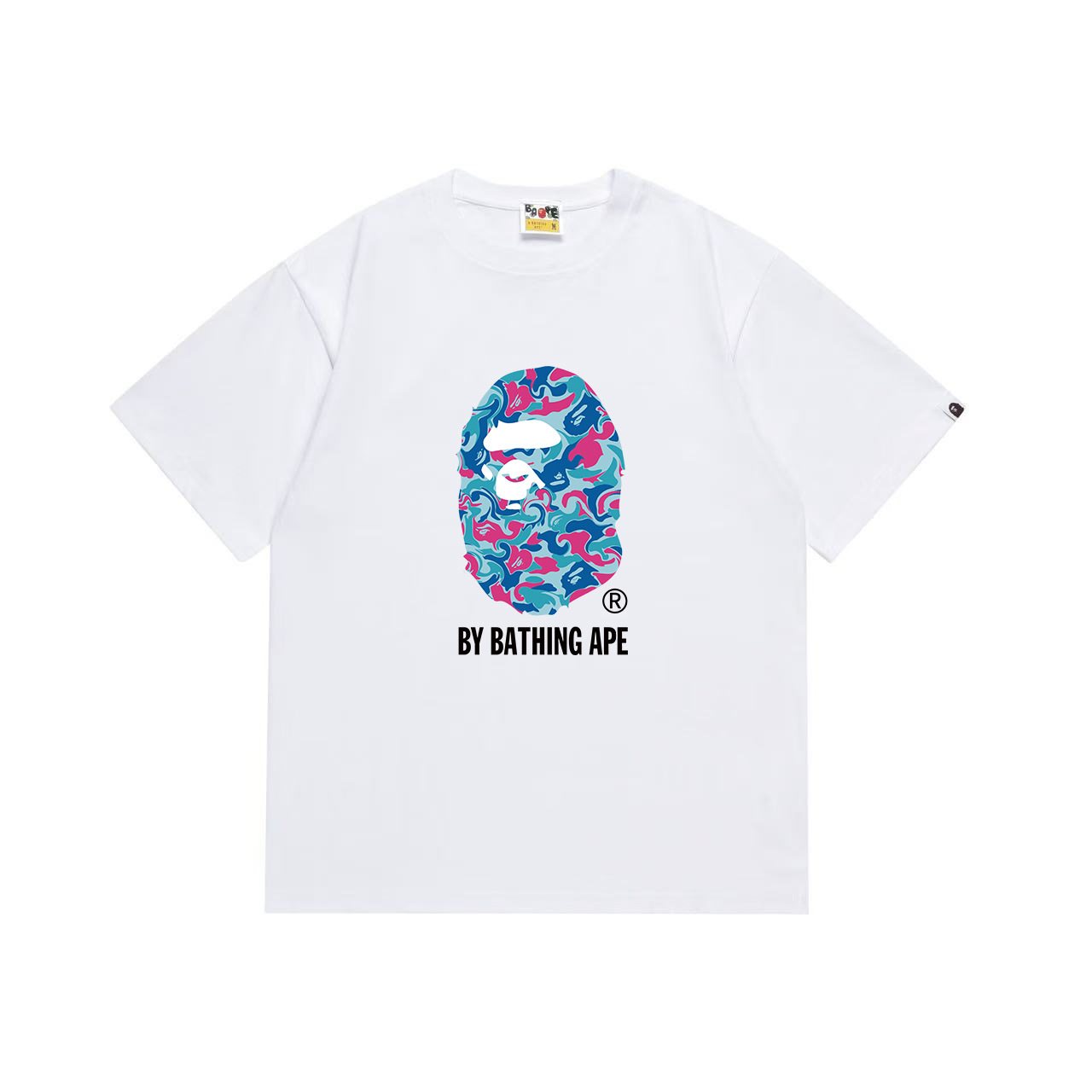 BAPE Camo Head Graphic T-Shirt — front